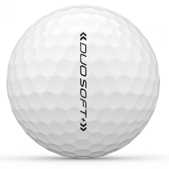 Wilson DUO Soft+ White Ladies Golf Balls - 12 Pack