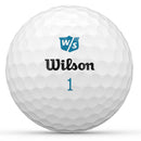 Wilson DUO Soft+ White Ladies Golf Balls - 12 Pack