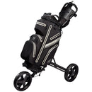 Wilson Exo Dry Waterproof Cart Bag - Black/Black/Silver