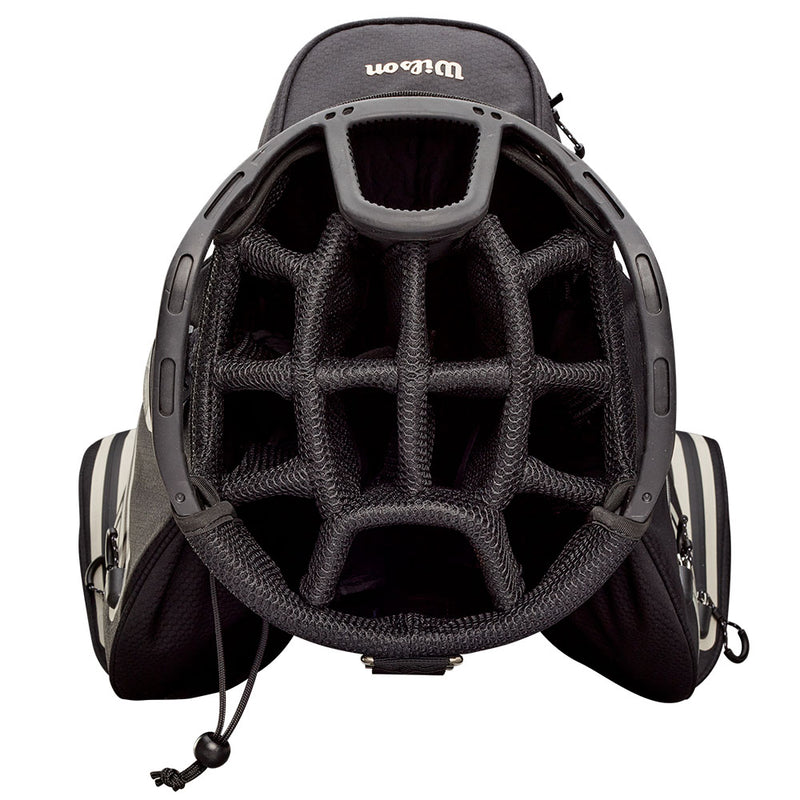 Wilson Exo Dry Waterproof Cart Bag - Staff Red/Black/White