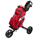 Wilson Exo Dry Waterproof Cart Bag - Staff Red/Black/White