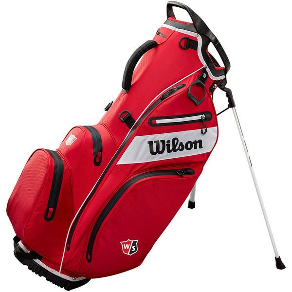 Wilson Exo Dry Waterproof Stand Bag - Staff Red/Black/White