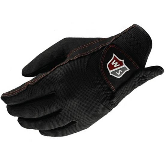 Wilson Rain Golf Gloves (Pair) - Black