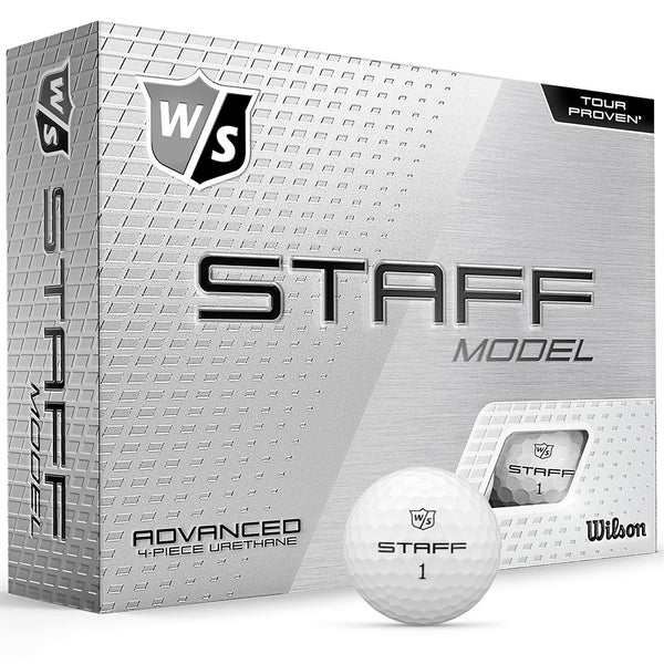 Wilson Staff Model Golf Balls - White - 12 Pack