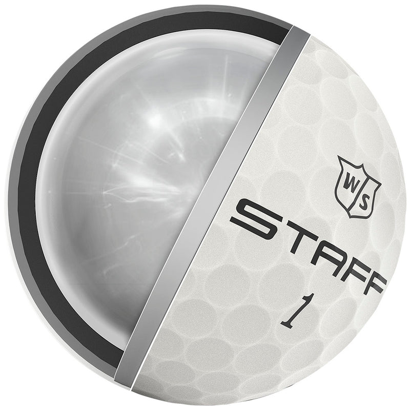 Wilson Model R Golf Balls - White - 12 Pack