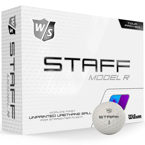 Wilson Model R Golf Balls - White - 12 Pack