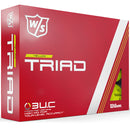 Wilson Triad Golf Balls - Yellow - 12 Pack