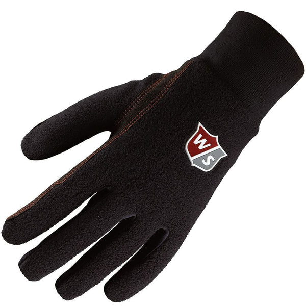Wilson Staff Winter Microfiber Suede Mens Gloves - Black