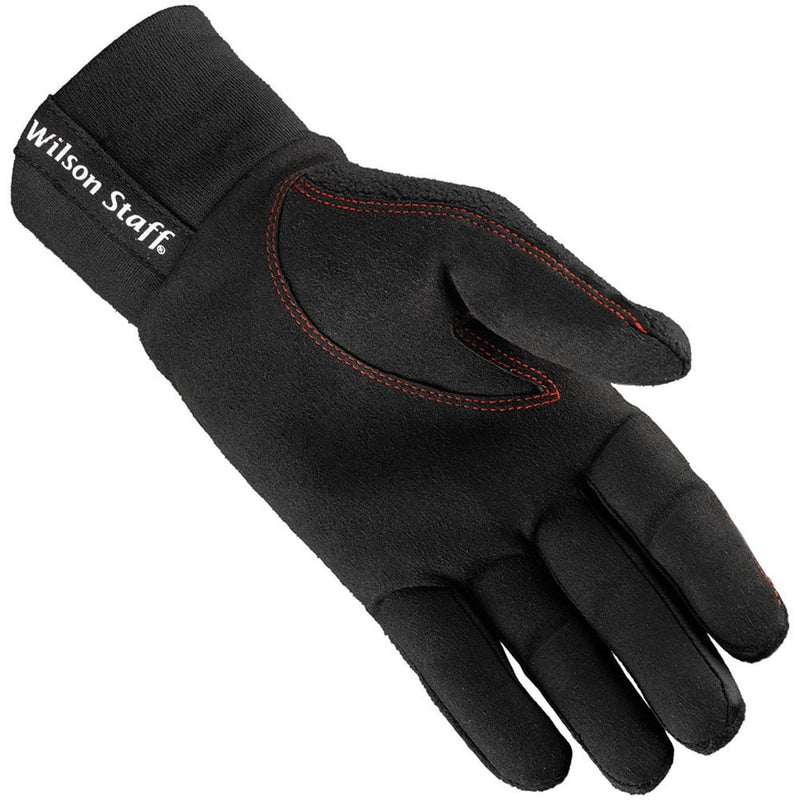 Wilson Staff Winter Microfiber Suede Golf Gloves (Pair) - Black
