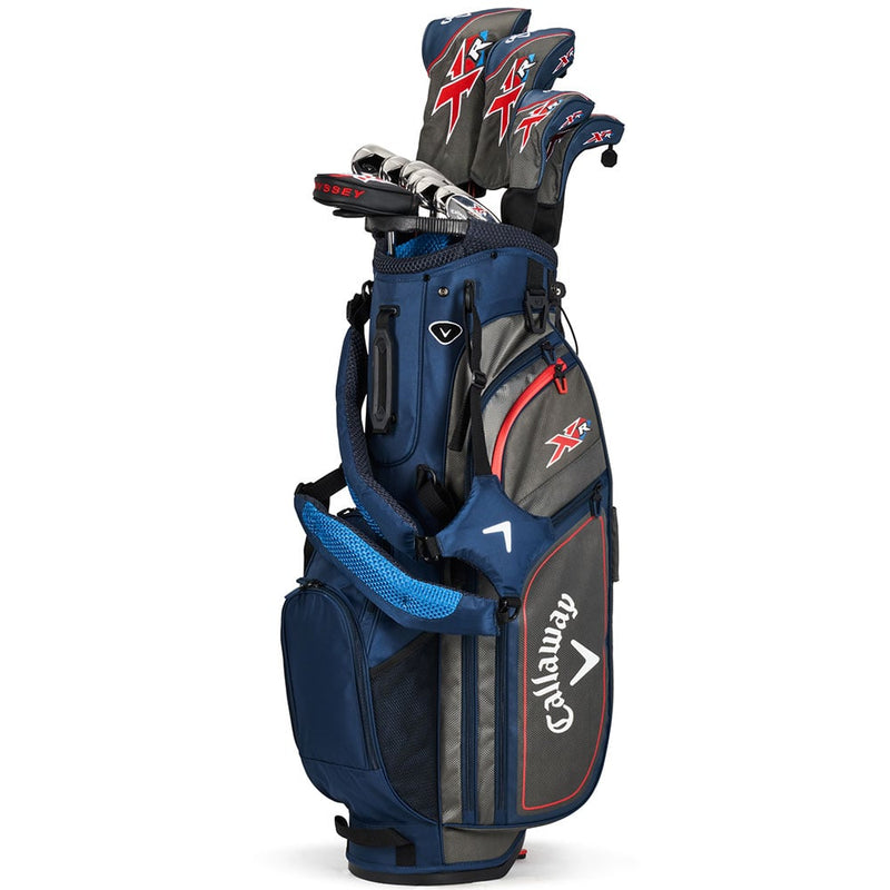 Callaway XR 13-Piece Stand Bag Package Set - Navy/Silver - Steel Callaway XR 13-Piece Stand Bag Package Set - Navy/Silver - Steel