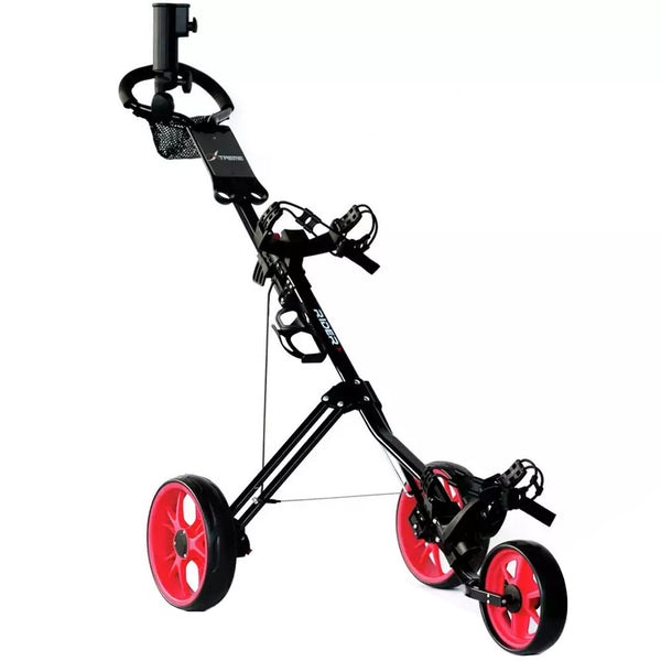 Big Max Xtreme Rider 3-Wheel Push Trolley - Black