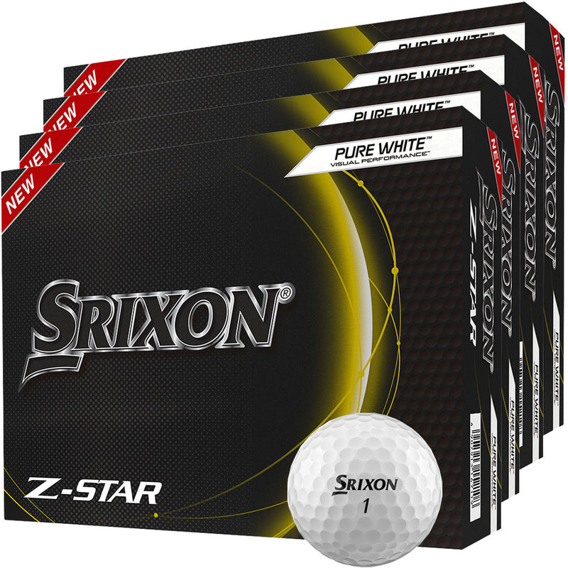 Srixon Z-Star Golf Balls - White - 4 For 3 Dozen