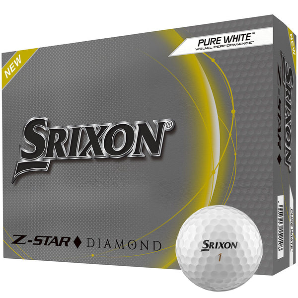 Srixon Z-Star Diamond Golf Balls - White - 12 Pack