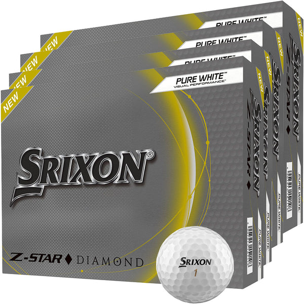 Srixon Z-Star Diamond Golf Balls - White - 4 For 3 Dozen