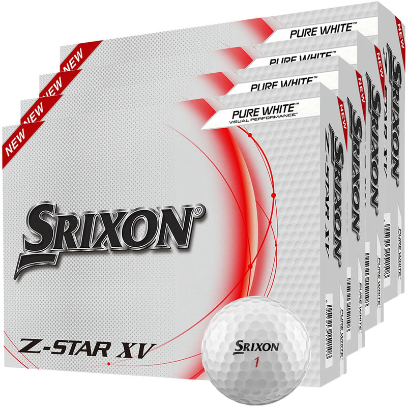 Srixon Z-Star XV Golf Balls - Pure White - 4 For 3 Dozen