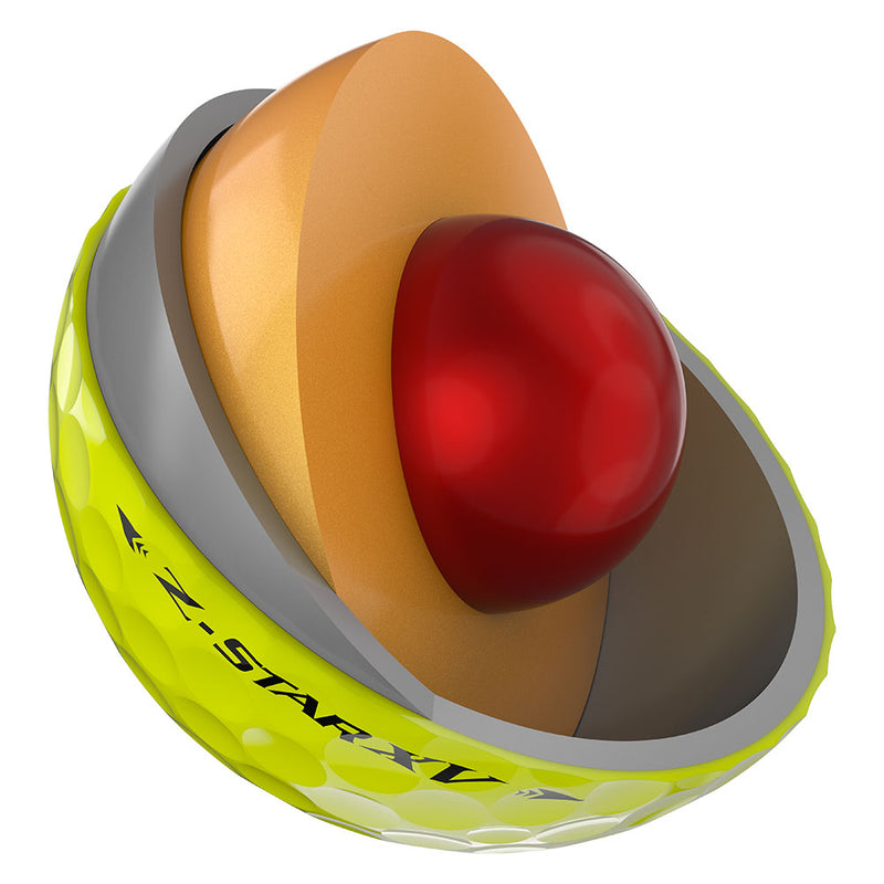 Srixon Z-Star XV 7 Golf Balls - Tour Yellow - 12 Pack