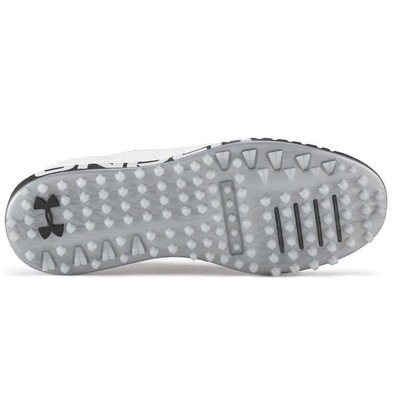 Under Armour HOVR Knit Lace Up Spikeless Shoes - White