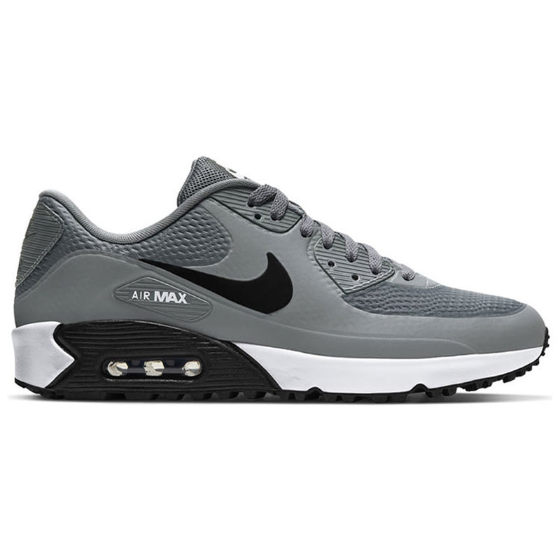 Nike Air Max 90G Spikeless Shoes - Grey/Black/White