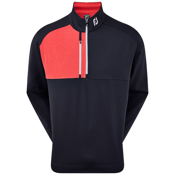 FootJoy Chill-Out Xtreme Sport Pullover - Navy/Heather Red