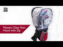 Masters Clear Rain Hood with Zip