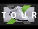 FootJoy Tour X BOA Spiked Shoes - White/Grey