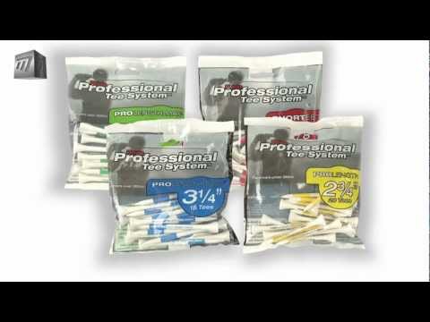 Pride Pro Length-Plus 3.25" Tees (Pack of 75) - Blue
