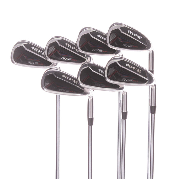 Rife RX2 Max Steel Men's Right Irons 5-SW Regular - Regular Steel