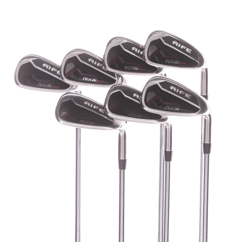 Rife RX2 Max Steel Men's Right Irons 5-SW Regular - Regular Steel