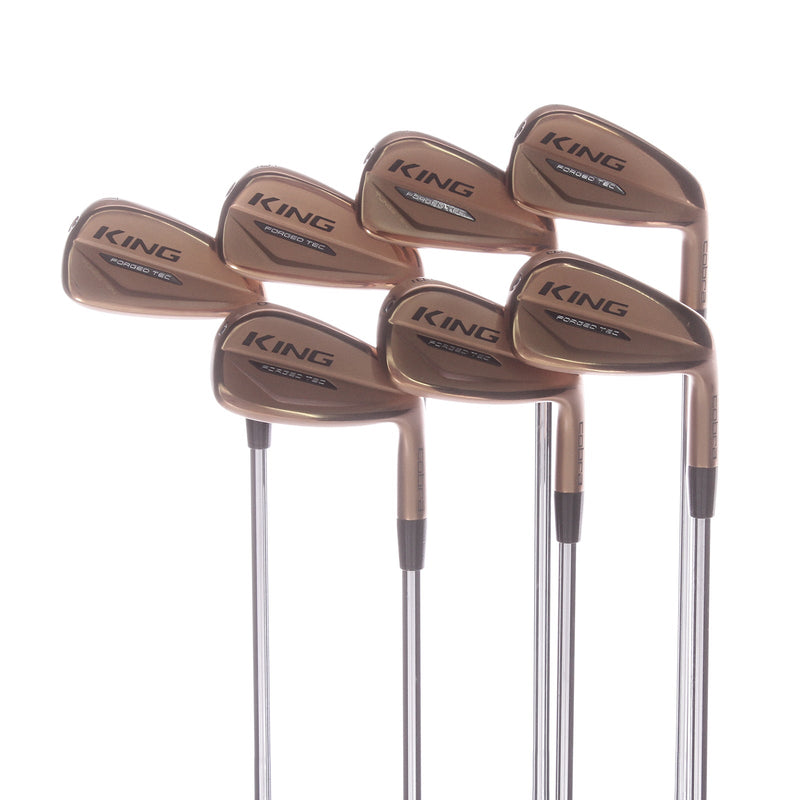 Cobra Forged Tec Copper Steel Men's Right Irons 4-PW  Regular - KBS $-Taper Lite R