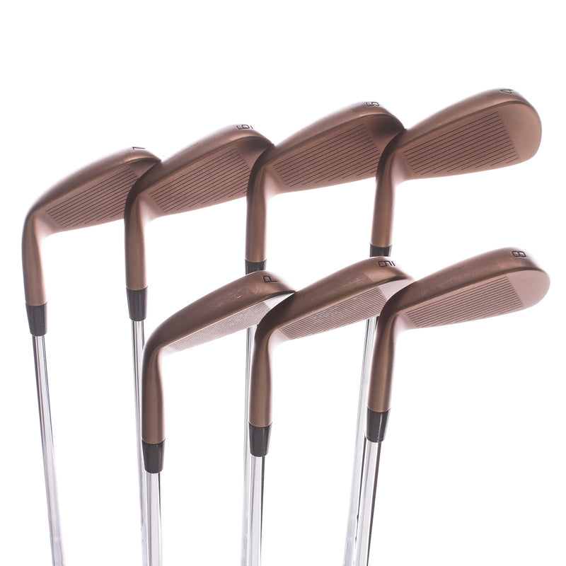 Cobra Forged Tec Copper Steel Men's Right Irons 4-PW  Regular - KBS $-Taper Lite R