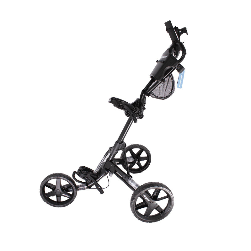 Clicgear 4.0 3 Wheel Second Hand Push Trolley - Black