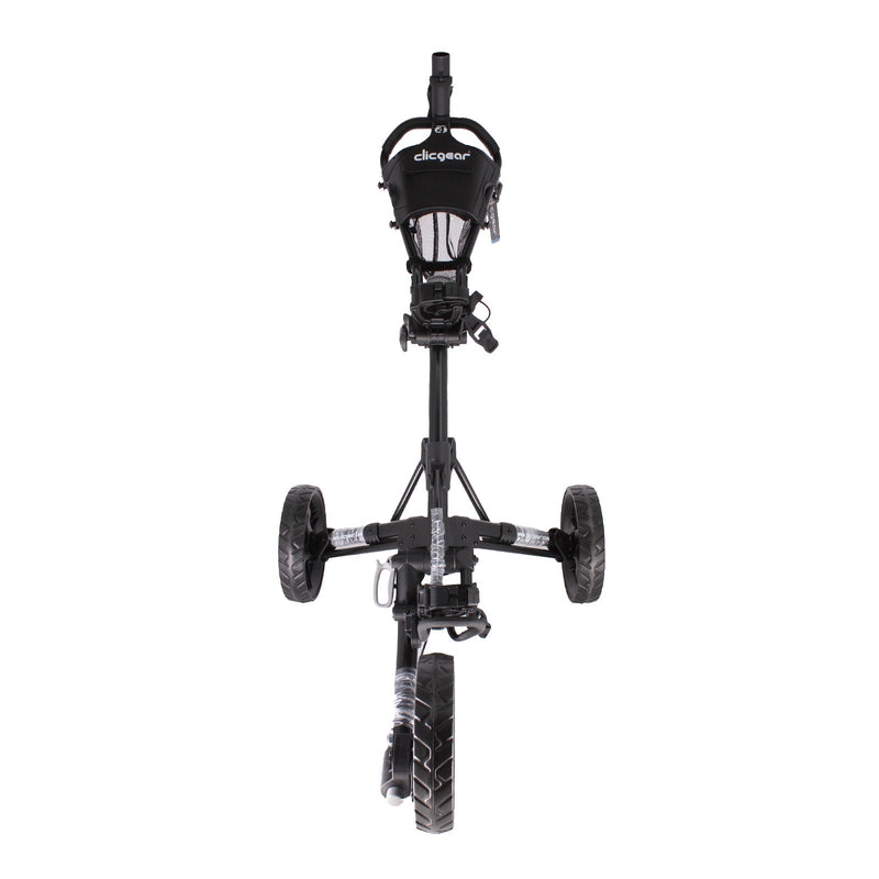 Clicgear 4.0 3 Wheel Second Hand Push Trolley - Black