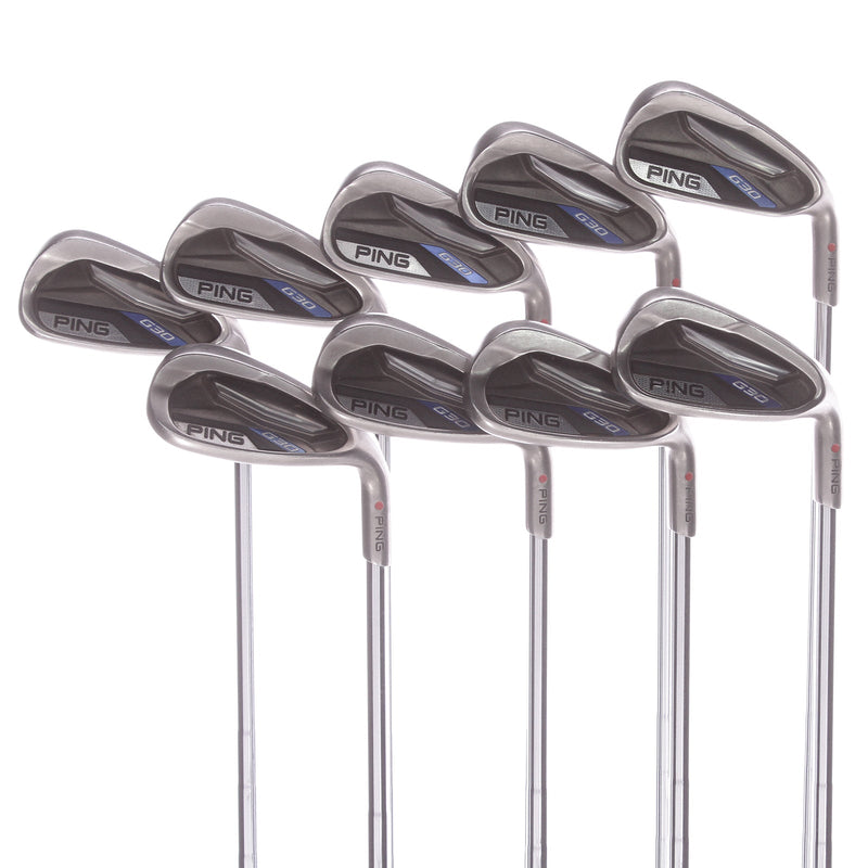 Ping G30 Steel Men's Right Irons 4-GW+LW  Stiff - Ping CFS Distance R